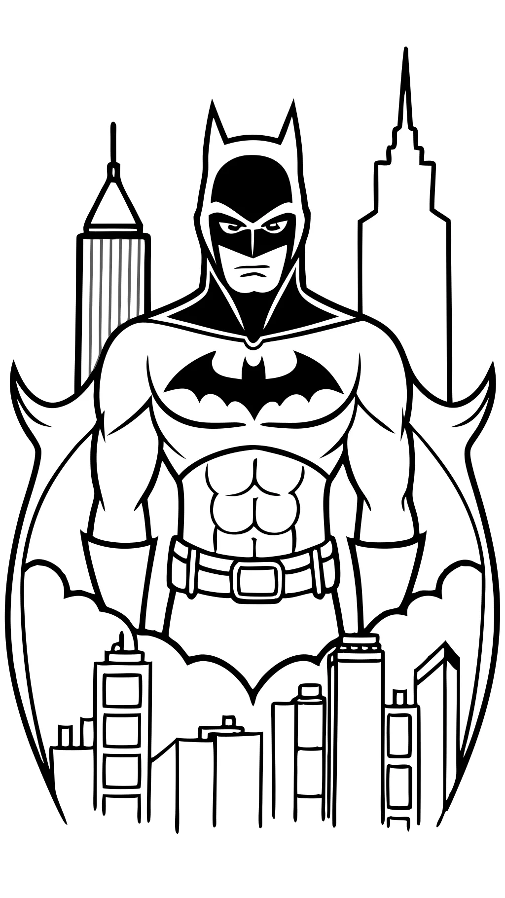 print batman coloring pages